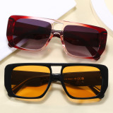 Retro Classic Square Pilot Flat Top UV400 Outdoor Vacation Sunglasses