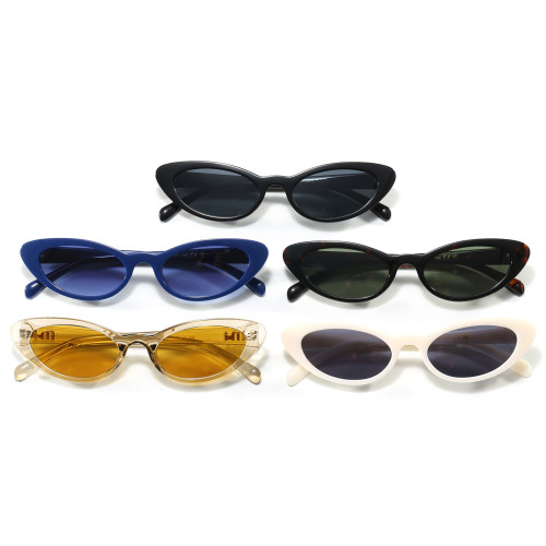 Retro Oval Cat Eye UV400 Outdoor Vacation Sunglasses