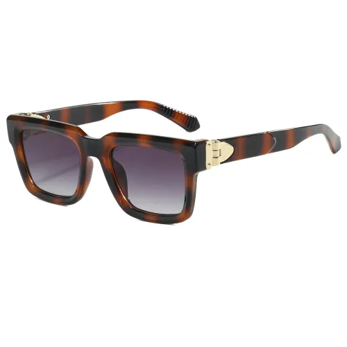 Retro Classic Square Gradient Outdoor Vacation Photo Decorative Sunglasses