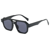 Retro Classic Square Pilot Flat Top UV400 Outdoor Vacation Sunglasses