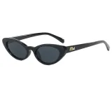 Retro Oval Cat Eye UV400 Outdoor Vacation Sunglasses