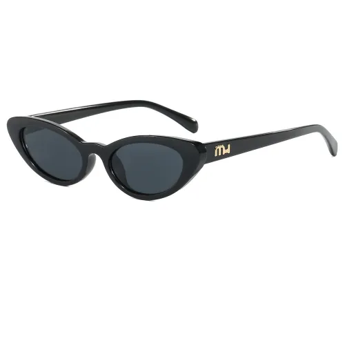 Retro Oval Cat Eye UV400 Outdoor Vacation Sunglasses