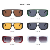 Retro Classic Square Pilot Flat Top UV400 Outdoor Vacation Sunglasses