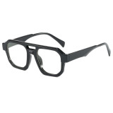 Retro Classic Square Pilot Flat Top UV400 Outdoor Vacation Sunglasses