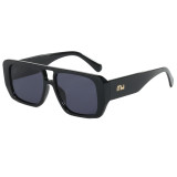 Retro Classic Square Pilot Flat Top UV400 Outdoor Vacation Sunglasses