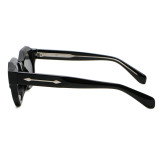 Retro Square Reinforced Wire-Core Temples Outdoor Photo Decorative Sunglasses