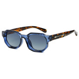 Retro Square Reinforced Wire-Core Temples Outdoor Photo Decorative Sunglasses