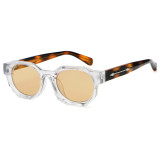 Retro Square Reinforced Wire-Core Temples Outdoor Photo Decorative Sunglasses