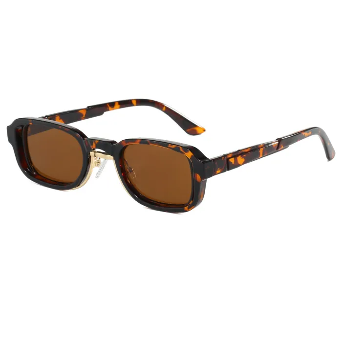 Retro Rectangle Outdoor Photo Decorative Sunglasses