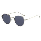 Retro Oval Metal UV400 Shades Sunglasses