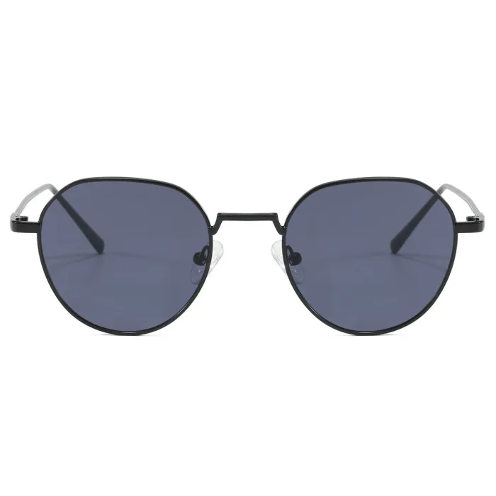 Retro Oval Metal UV400 Shades Sunglasses
