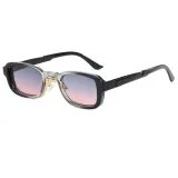 Retro Rectangle Outdoor Photo Decorative Sunglasses
