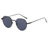 Retro Oval Metal UV400 Shades Sunglasses