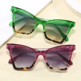 Retro Square Cat Eye UV400 Outdoor Vacation Sunglasses