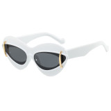 Retro Y2K Oval Cat Eye UV400 Protection Shades Sunglasses