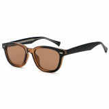 Retro Square UV400 Protection Simple Decorative Shades Sunglasses