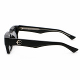 Retro Rectangle Reinforced Wire-Core Temples Outdoor Photo Decorative Sunglasses