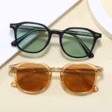 Retro Square Simple UV400 Decorative Sunglasses
