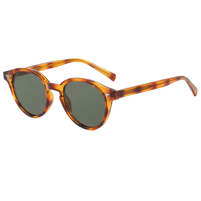 Retro Round Cateye Simple UV400 Decorative Sunglasses