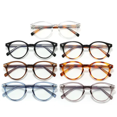 Round Geek-Chic Blue Light Blocking Glasses