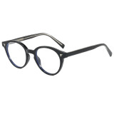 Round Geek-Chic Blue Light Blocking Glasses
