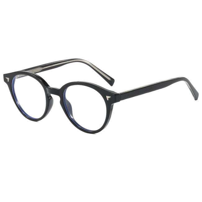 Round Geek-Chic Blue Light Blocking Glasses