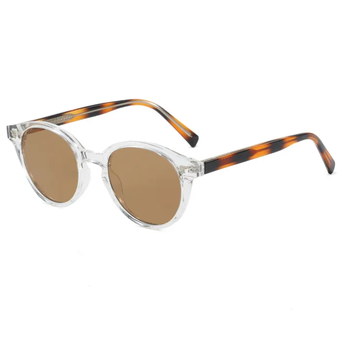 Retro Round Cateye Simple UV400 Decorative Sunglasses