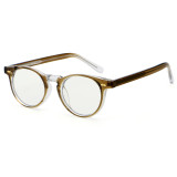 Round Cat Eye Anti Blue Light Glasses