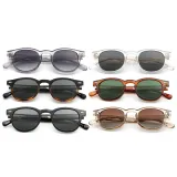 Retro Round Simple UV400 Decorative Sunglasses