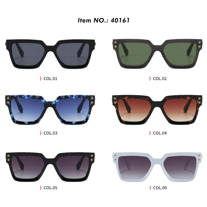 Retro Square Luxury Gradient Outdoor Vacation Photo Decorative Sunglasses