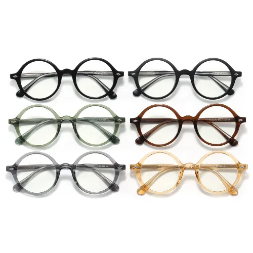 Round Geek-Chic Blue Light Blocking Glasses