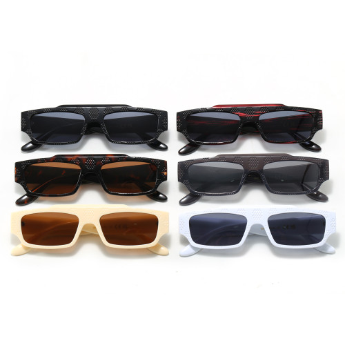 Retro Classic Rectangle Gradient Outdoor Vacation Photo Decorative Sunglasses