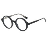 Round Geek-Chic Blue Light Blocking Glasses