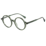 Round Geek-Chic Blue Light Blocking Glasses