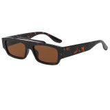 Retro Classic Rectangle Gradient Outdoor Vacation Photo Decorative Sunglasses