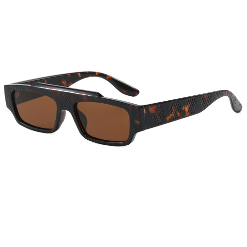 Retro Classic Rectangle Gradient Outdoor Vacation Photo Decorative Sunglasses