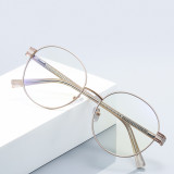 Round TR90 Computer Blue Light Blocking Glasses Eyeglasses