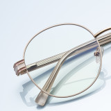 Round TR90 Computer Blue Light Blocking Glasses Eyeglasses