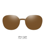 Ultra-Light Optical Frames with Clip-On Lenses for Prescription Glasses