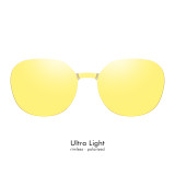 Ultra-Light Optical Frames with Clip-On Lenses for Prescription Glasses