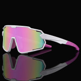 Kids Flat Top Sports Outdoor Shield Goggle Mirror Polarized Sunglasses