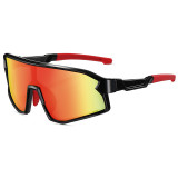 Kids Flat Top Sports Outdoor Shield Goggle Mirror Polarized Sunglasses