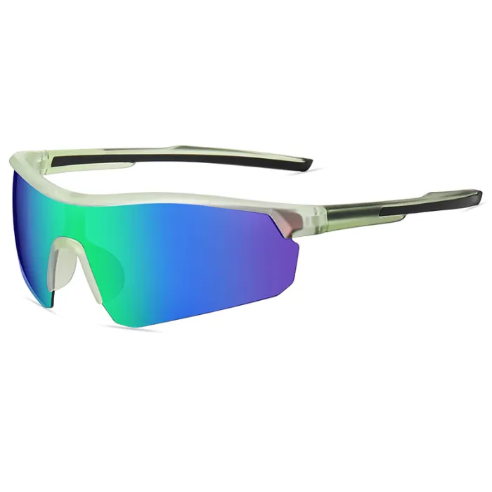 Kids Rectangular Half Frame Polarized Sports Sunglasses