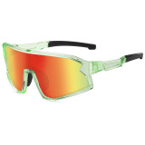 Kids Flat Top Sports Outdoor Shield Goggle Mirror Polarized Sunglasses