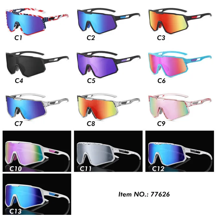 Oversized Polarized Cycling Sunglasses
