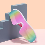 Kids Rectangular Half Frame Polarized Sports Sunglasses
