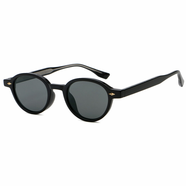 Retro Round Simple UV400 Decorative Sunglasses