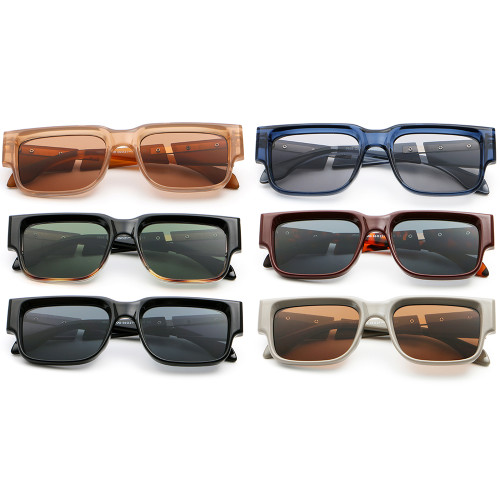 Retro Classic Square Gradient Outdoor Vacation Photo Decorative Sunglasses