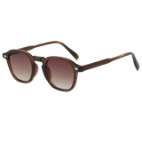 Retro Round Simple UV400 Outdoor Vacation Sunglasses