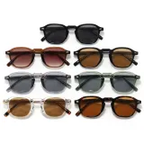 Retro Round Simple UV400 Outdoor Vacation Sunglasses